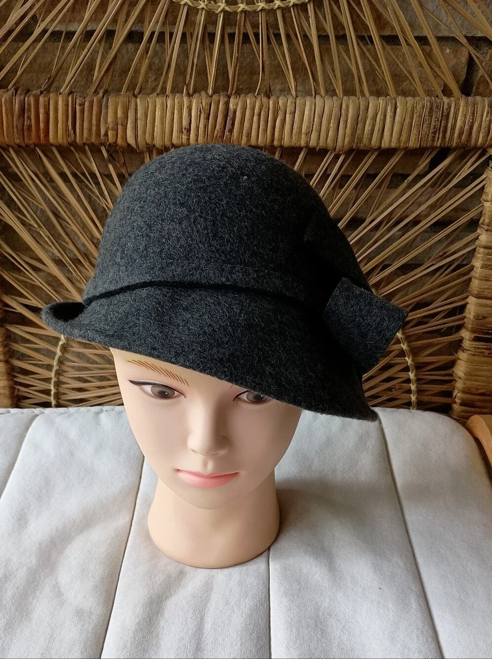 C. C Exclusives Women's WOOL Hat With Bow